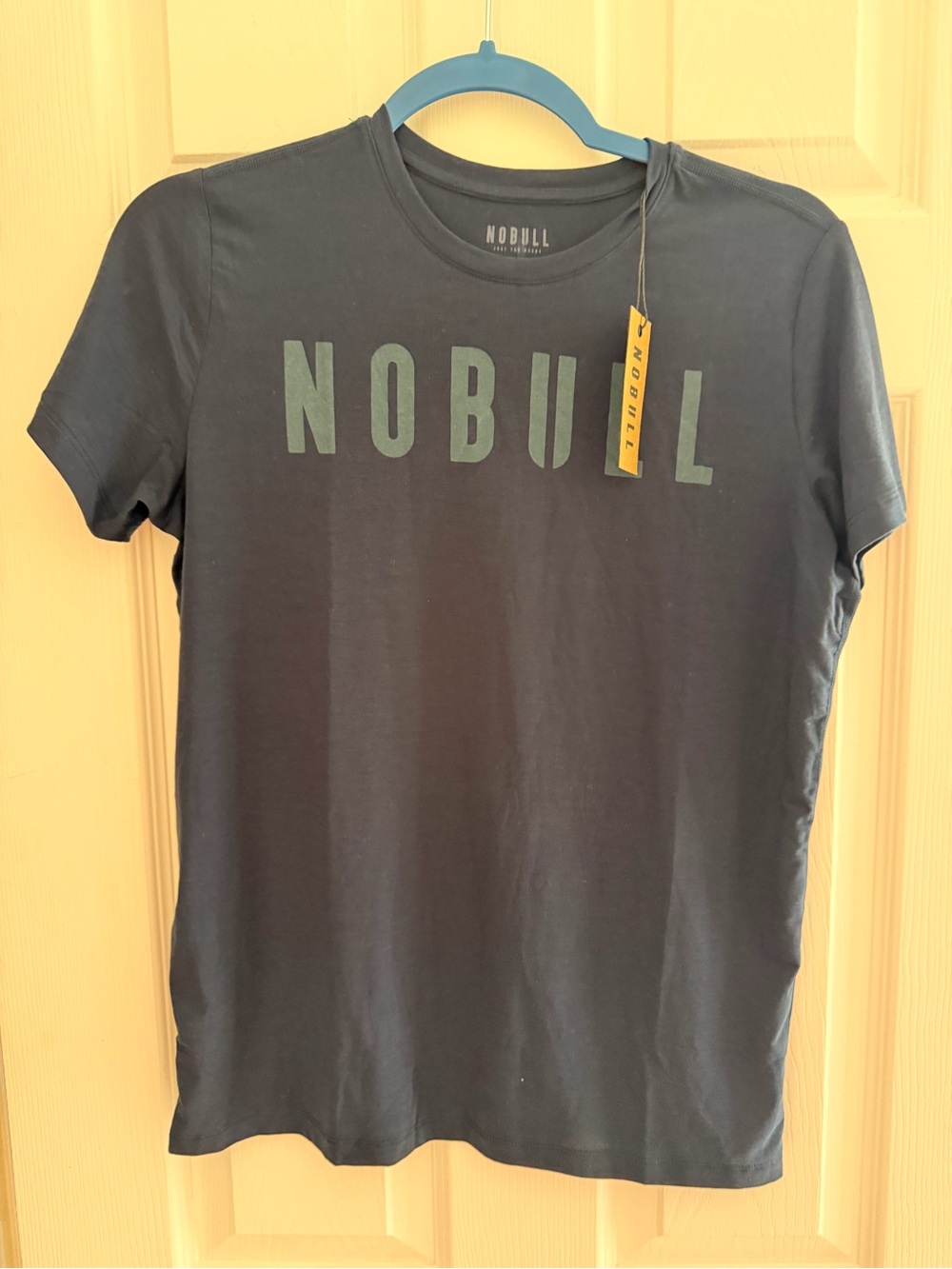 NOBULL Kids Black Short-Sleeve Logo Tee